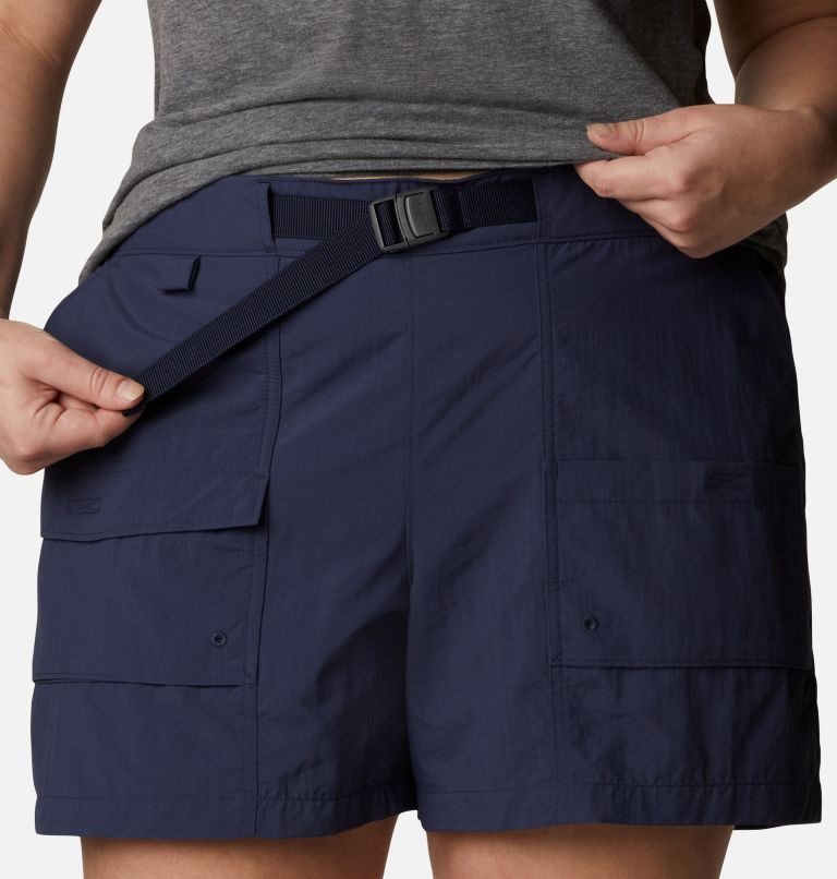 Women's Columbia Summerdry Cargo Shorts Navy | Plus Size CA-I46L0